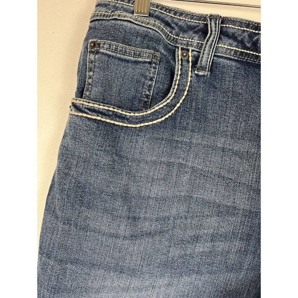 Decree Men’s 38X30 Flex Distressed Denim Jeans (28 Inch Inseam) - Picture 2 of 12